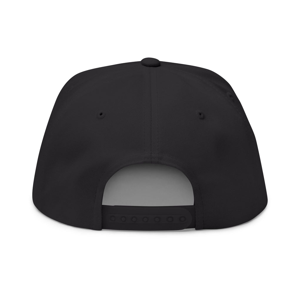 ZerØ Embroidered Flat Bill Cap — Snapback Hat