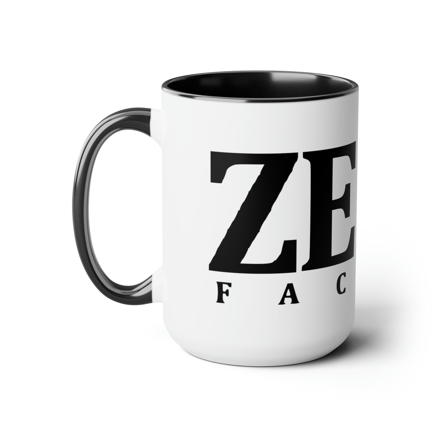 Two-Tone Coffee Mugs, 15oz