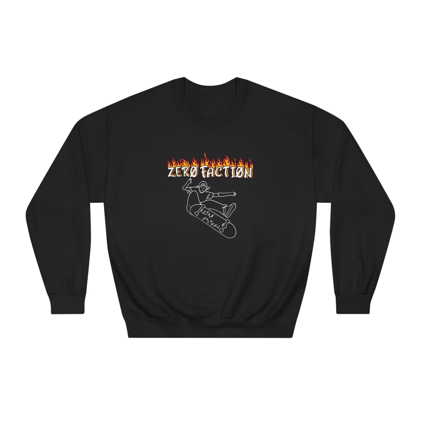 fire skateboard sweater