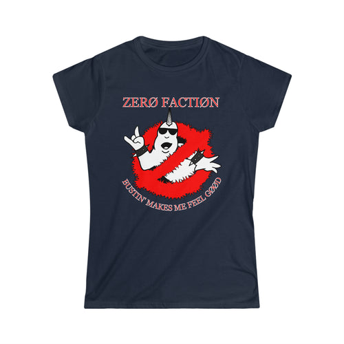 Zero Faction Bussin' Women's Tee, navy