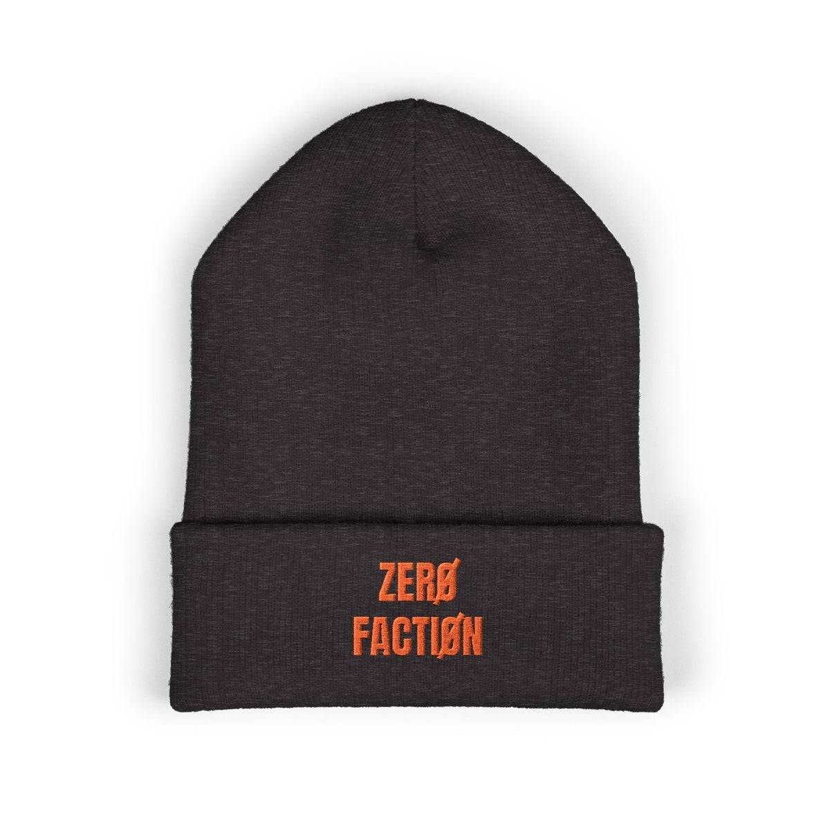 Cold Concrete Skate Beanie in Dark Grey, front view