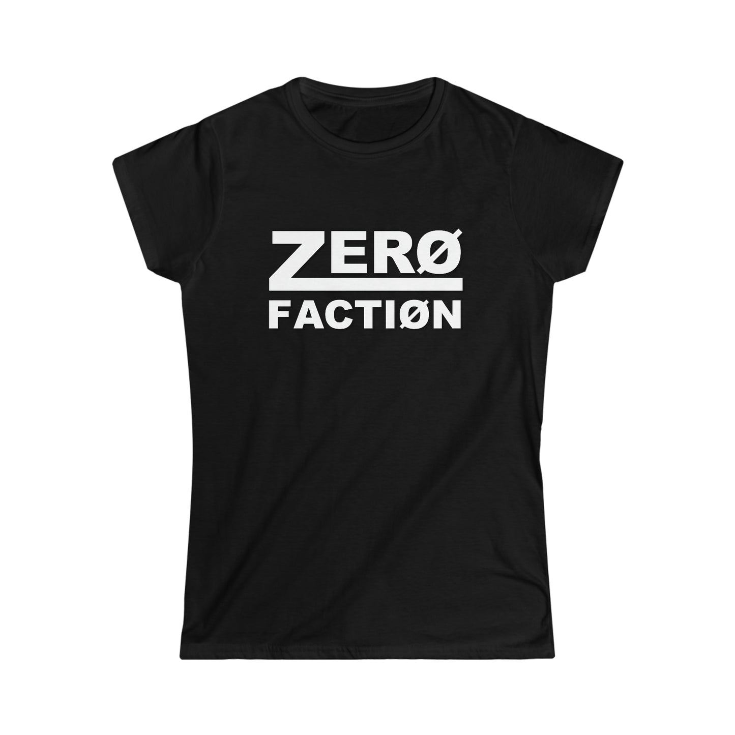 divided tee women's black 