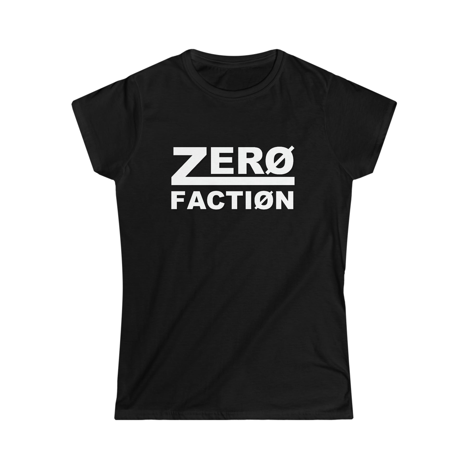 divided tee women's black 