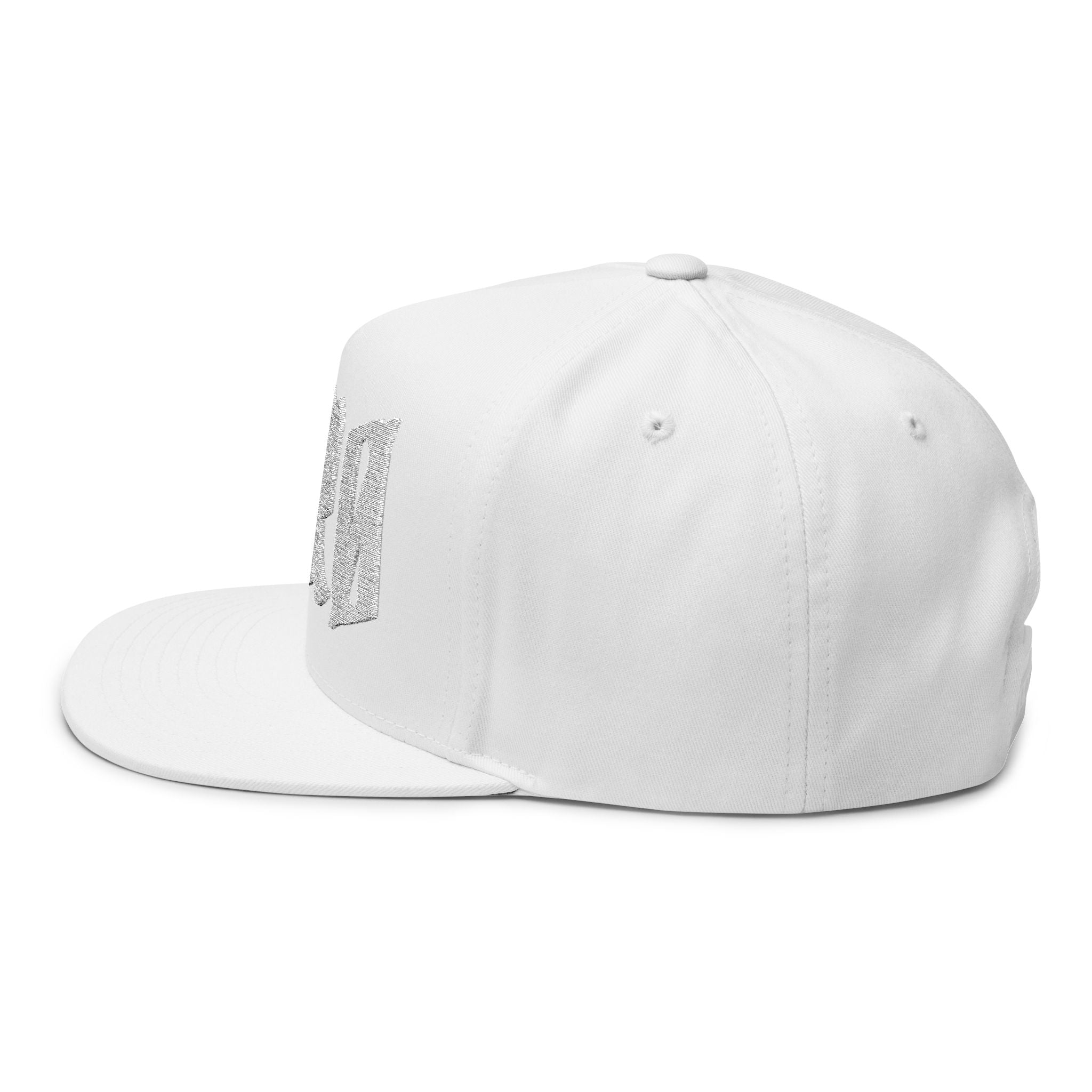 ZerØ Embroidered Flat Bill Cap — Snapback Hat
