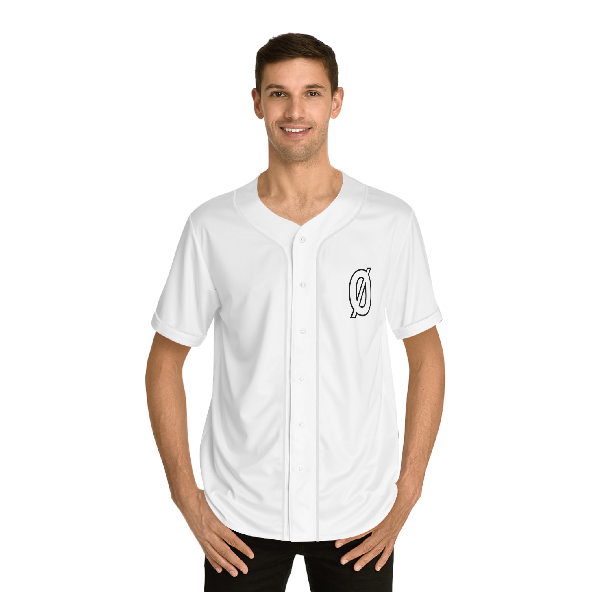 baseball model front white
