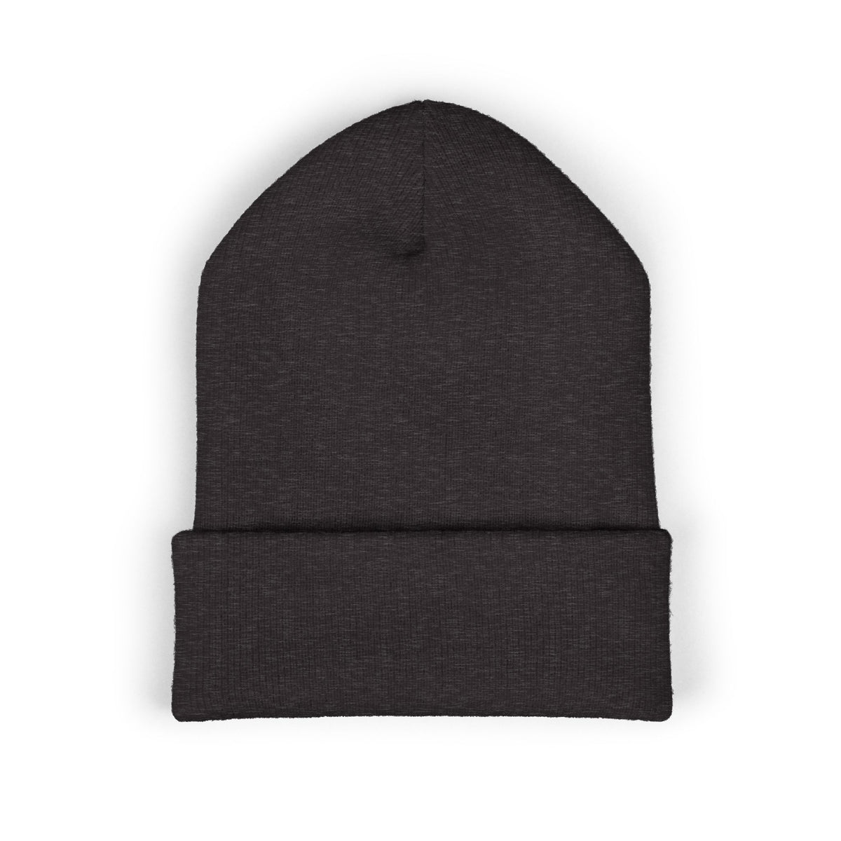 Cold Concrete Skate Beanie in Dark Grey, back view