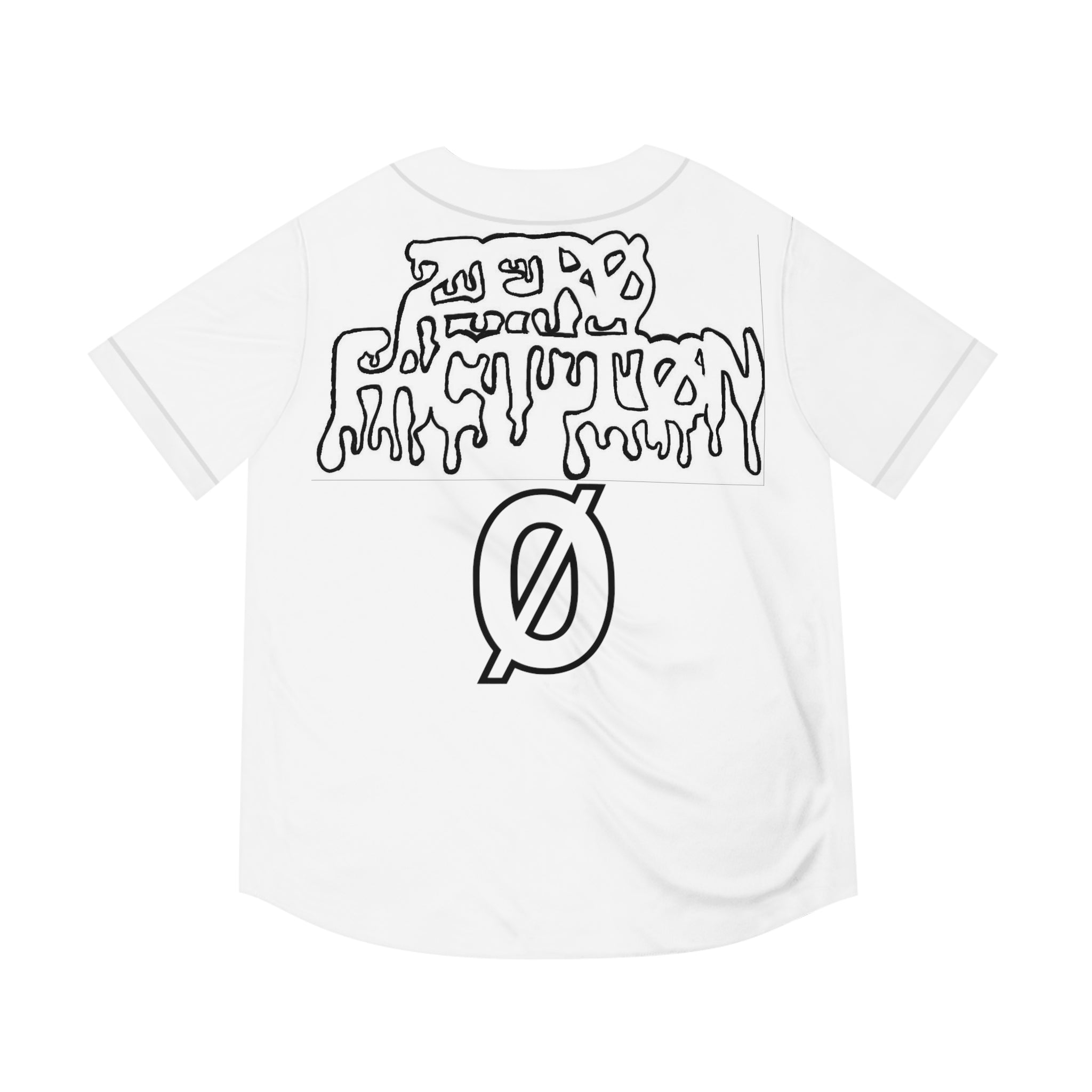 baseball model back white