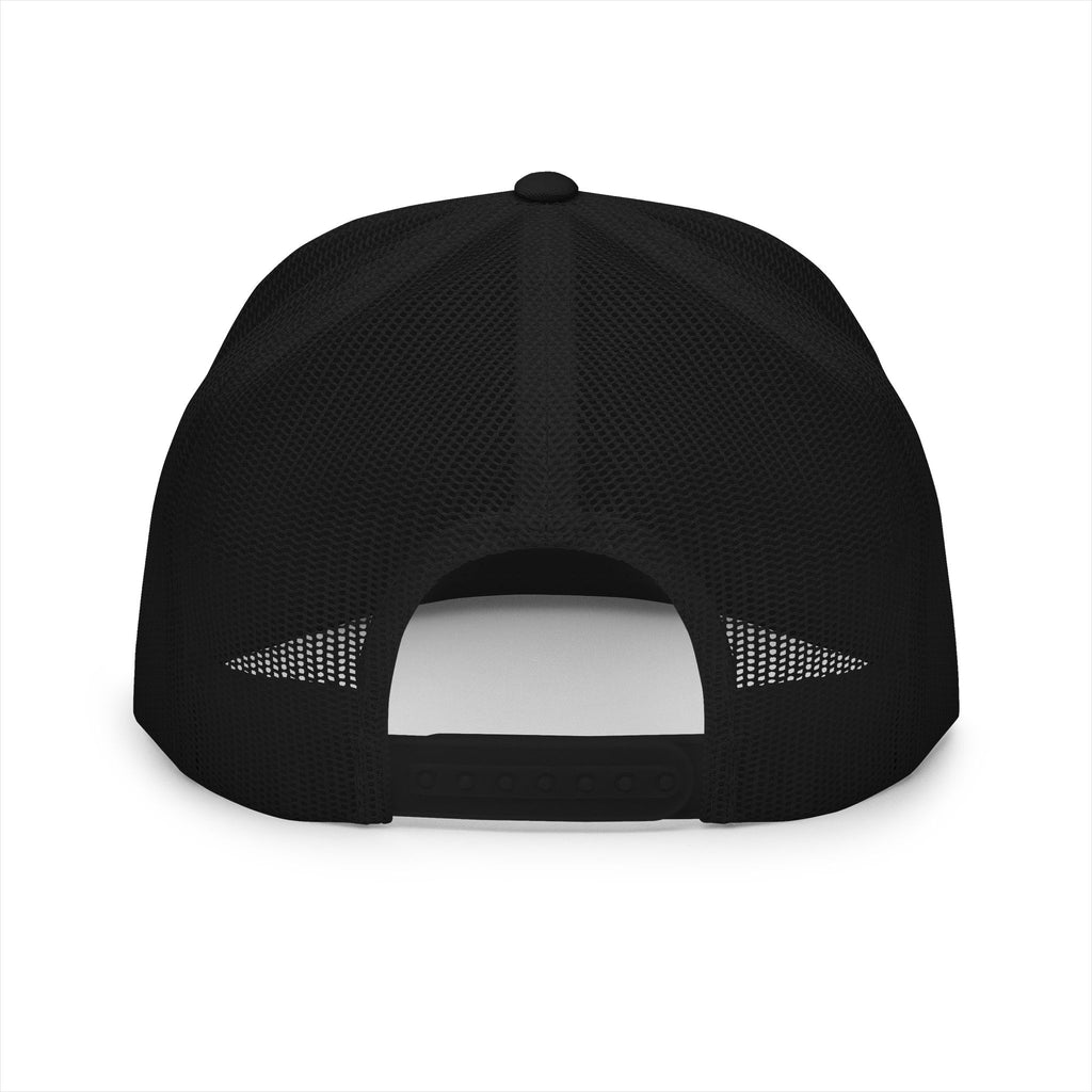 Mud Season Trucker Hat by Zero Faction, product mockup side view