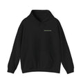 Zero Faction Desert Titan Metal hoodie, black, front view, small chest logo