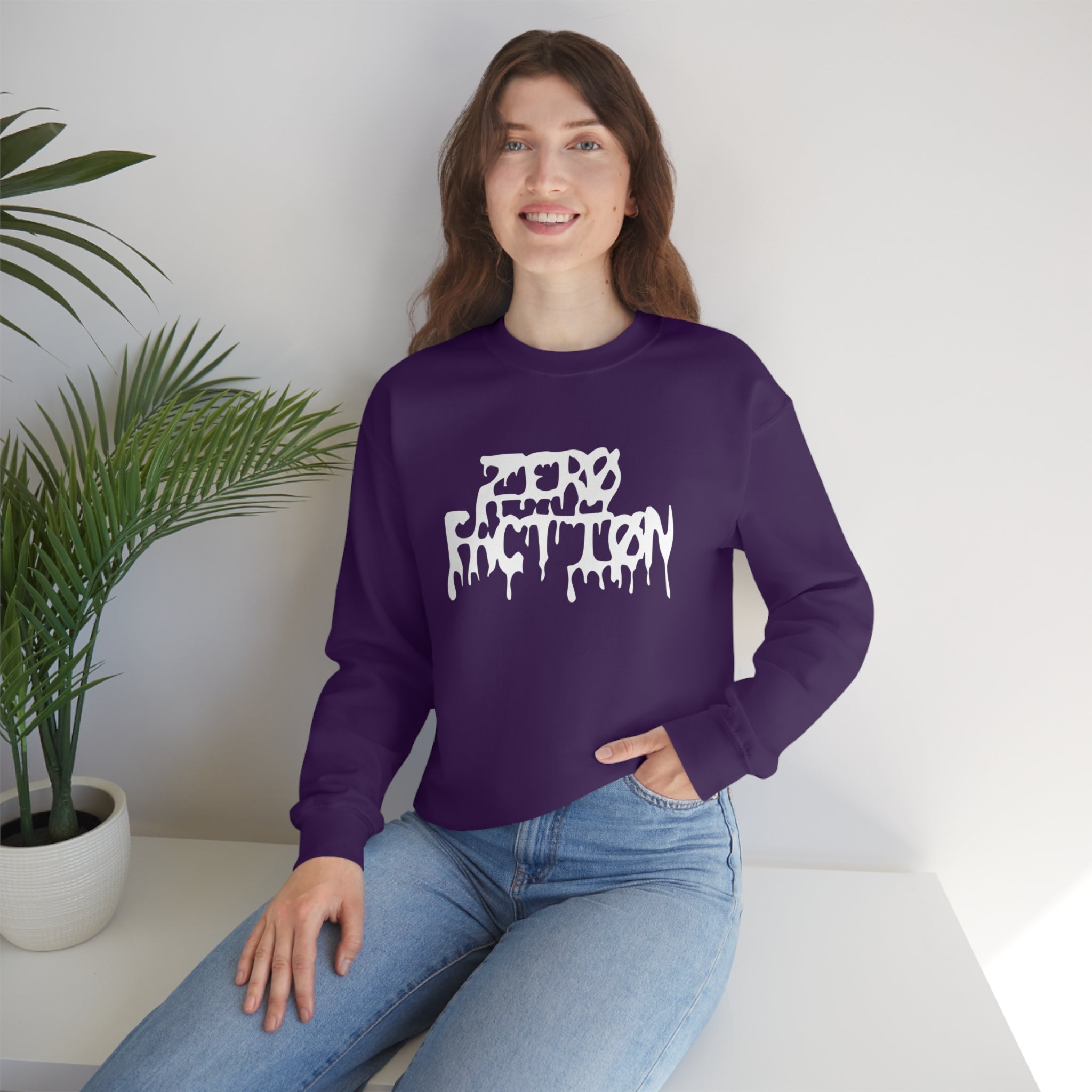 Melting Sweater purple context