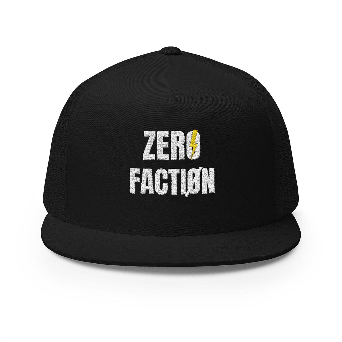 Mud Season Trucker Hat by Zero Faction, product mockup front