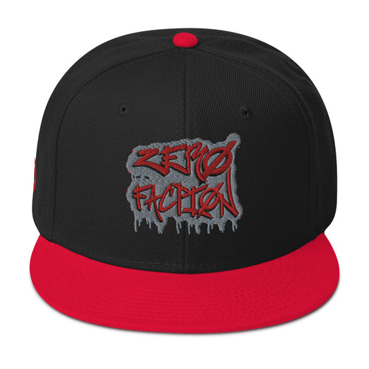 Red Graffiti Snapback Hat