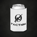 Zero Faction can cooler, on dark asphalt backdrop