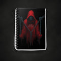 Zero Faction Chained Notebook, on dark asphalt backdrop