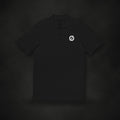 Zero Faction Embroidered Polo, on dark asphalt backdrop