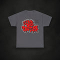 Zero Faction Jay Daddy Tee, on dark asphalt backdrop