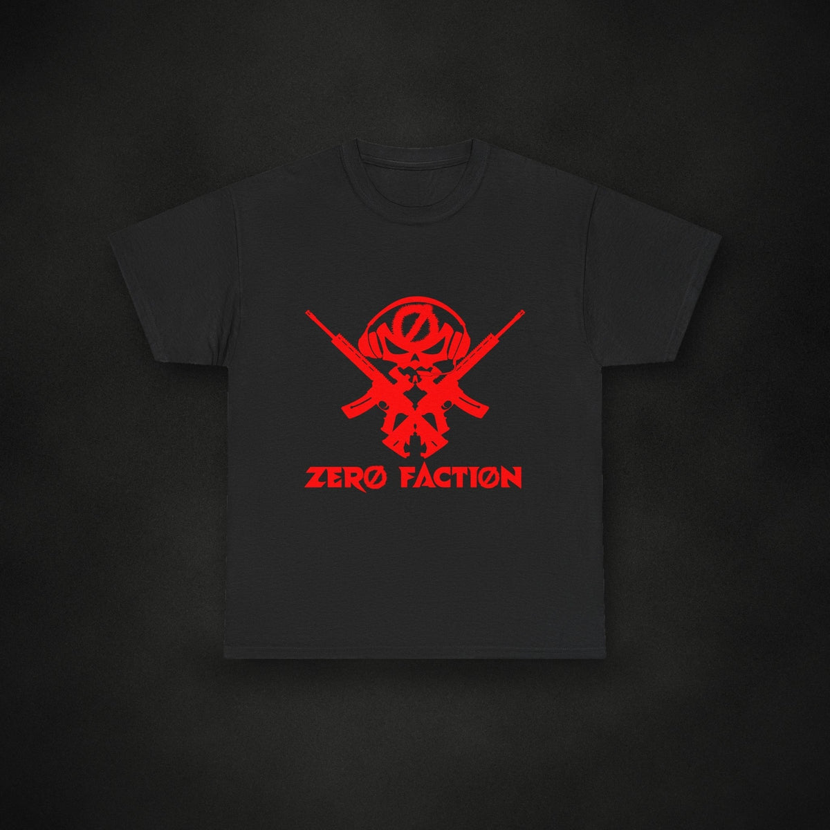 Zero Faction Uncle Daddy's Special Shirt, black, on dark asphalt backdrop