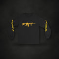 Zero Faction Zero AR Longsleeve, black, on dark asphalt backdrop