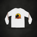 Zero Faction Zero Kombat Long Sleeve - White, on dark asphalt backdrop